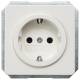 Siemens 5UB14050KK 5UB1405-0KK DELTA profil, titanium white shockproof socket 10 / 16A 250V