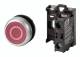 Moeller 216510 EATON M22-DR-X0/K01 pushbutton 1 NC, red flat front 