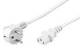 Goobay 51321 Netzkabel 5 m, Weiß - Schukostecker (Typ F, CEE 7/7) > Gerätebuchse C13 (Kaltgeräteanschluss)