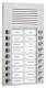 TCS PES18-EN/04 Audio outdoor station PES 18 buttons 2-row AP silver