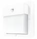 SG Leuchten 623172 SG SGLI BASSI white E27 with PIR motion detector