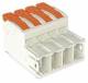 WAGO 832-1203 1-conductor pin header, 100% mis-mating protected, light gray