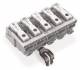 WAGO 294-4235 Netzanschlussklemme mit PE-Rastkontakt DA+ DA- L PE N 5p