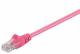 Goobay 95200 CAT 5e Patchkabel, U/UTP, Magenta - CCA Kupfergemisch