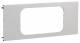 Hager L96027035 Blende 2-fach R18 PVC BR OT 100 lichtgrau