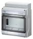 Gustav Hensel 4012591118244 Hensel KV PC 9109 KV90-breaker boxes, polycarbonate 9TE (9x18mm) IP65
