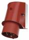 Mennekes 3298 CEE wall plug 32A 5p. 6h, 400V m.Schutzkappe