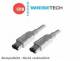 CRU DataPort 7380-1200-16 CRU / Wiebetech - Cable-16: FireWire 6-6 (400-400) - Length 1M