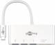 Goobay 62097 USB-C™ Multiport Adapter CardReader - expands a USB-C™ device with three USB 3.0 ports as well as a card slot for SD/MMC and Micro SD cards