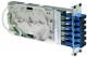 Telegärtner LWL, subrack, 3U/7TE module, e.g. 6xLCD-KUPPL,KER,12xPIGT9/125 OS2, with splice stop. Telecom