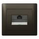 Legrand 771275 LEG cover VDI 30 RJ 45 Galea dark bronze 