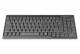 DIGITUS Tastatur für TFT-Konsolen schwarz, Kabel,türkisch