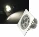 LED recessed spotlight McShine ''LES-1757,7 cm ( 692 inch ), 6W LEDs, 92x92mm, warm white