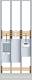Hager FR23W6 converter and measuring cabinet universN including base up to 400A IP55 SKII