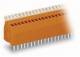 WAGO 234-503 Klemmenleiste für Leiterplatten 0,08-0,5 qmm orange