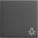 Gira 028528 0285 28 rocker anthracite, light symbol System55