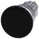 Siemens 3SU10501BD100AA0 mushroom pushbutton, 22mm round black 40mm