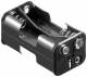 Goobay 11465 Batteriehalter , 4x Mignon ''AA'' - mit Druckknopfanschluss