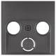 Berker 12031606 central piece of charcoal, 1203 16 06 B.1/B.3 for SAT / Antenna