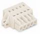 WAGO 721-105/031-000 721-105 / 031-000 Female connector, 0,08-2,5qmm light gray