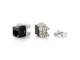 Equip Keystone Jack unshielded Cat.6 LSA slim set of 8 polybags