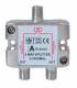 Kabel SAT, Verteiler, F(Buchse)->2xF(Buchse), 5-2400MHz,