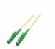LWL-1-Faser-Patchk. 1,0mtr.E2000(APC)-E2000(APC), 9/125um, OS2, G657A, AD=3mm,
