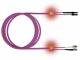 ZVK EasyLan LSD42300020 LWL LED Patchkab Duplex LCD/ST G50/125 OM4 violet 2.0m