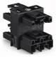WAGO 770-607 Verteiler 1xSteck. 3xBuchse 3pol. 100 % fehlsteckgesch. 3fach