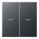 JUNG A595BFPANM rocker f.Jalousie-, switches / buttons series A anthracite matt