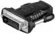 Goobay 68482 HDMI/DVI-D Adapter - 19-pol. HDMI-Buchse>DVI-D (24+1) Stecker