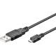 Goobay 93918 USB 2.0 Hi-Speed Kabel - geeignet für Geräte mit Micro-USB Anschluss
