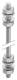 Niedax M10/200 threaded rod, galvanized