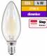 LED Filament Kerzenlampe McShine ''Filed'', E14, 4W, 440lm, warmweiß, step-dimmbar