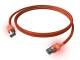 ZVK EasyLan copper patch cable Cat6A LED Cat 6A shielded red 3.0m CS1ORADAD0030