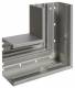 Hager BRA651005ELN , low angle, BRA65100, aluminum, anodized