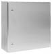 Rittal 1010500 AE Compact enclosure, WHD: 600x600x210 mm, Stainless steel 1.4404, with mounting plate, single-door, with two cam locks