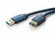 Clicktronic 70119 USB 3.0 Verlängerung - Hochgeschwindigkeits-Verlängerung für USB Stecker vom Typ A
