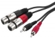 MONACOR MCA-127J Audio connection cable, 1m