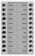 TCS PET22-EN/04 audio outdoor station extension 22 buttons 2-row AP silver