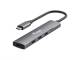 Equip USB hub 4-port 3.2/C->4x3.0 without power supply gray
