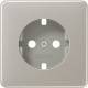 Jung CD521PTPL Zentralplatte für SCHUKO Steckdose platin