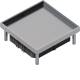HAGER EKQ060BL15 Stainless steel cassette Q06 blind covering T=15mm