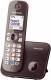 Panasonic 76409 KX-TG6811GA DECT phone, cordless SOLO mocha brown
