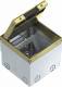 OBO Bettermann 7368346 OBO UDHOME2 GM15 Bodensteckdose unbestückt 140x140x110 CuZn 