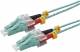 RED 2716-10-0011 LWL-Duplex Patchkabel LC/LC 1,0m OM3 Aqua