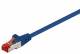 Goobay 95512 CAT 6 Patchkabel, S/FTP (PiMF), Blau - CCA Kupfergemisch