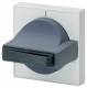 Siemens Knebel schwarz, Blende grau 8UC7110-6BD