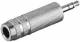 Goobay 12421 Audio Adapter - 3.5 mm jack plug (3-pin, Stereo)> 6.35 mm jack socket (3-pin, Stereo)