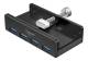 ALLNET USB 3.0 4 port clip HUB ALL-USB3-HUB-4-CLIP black